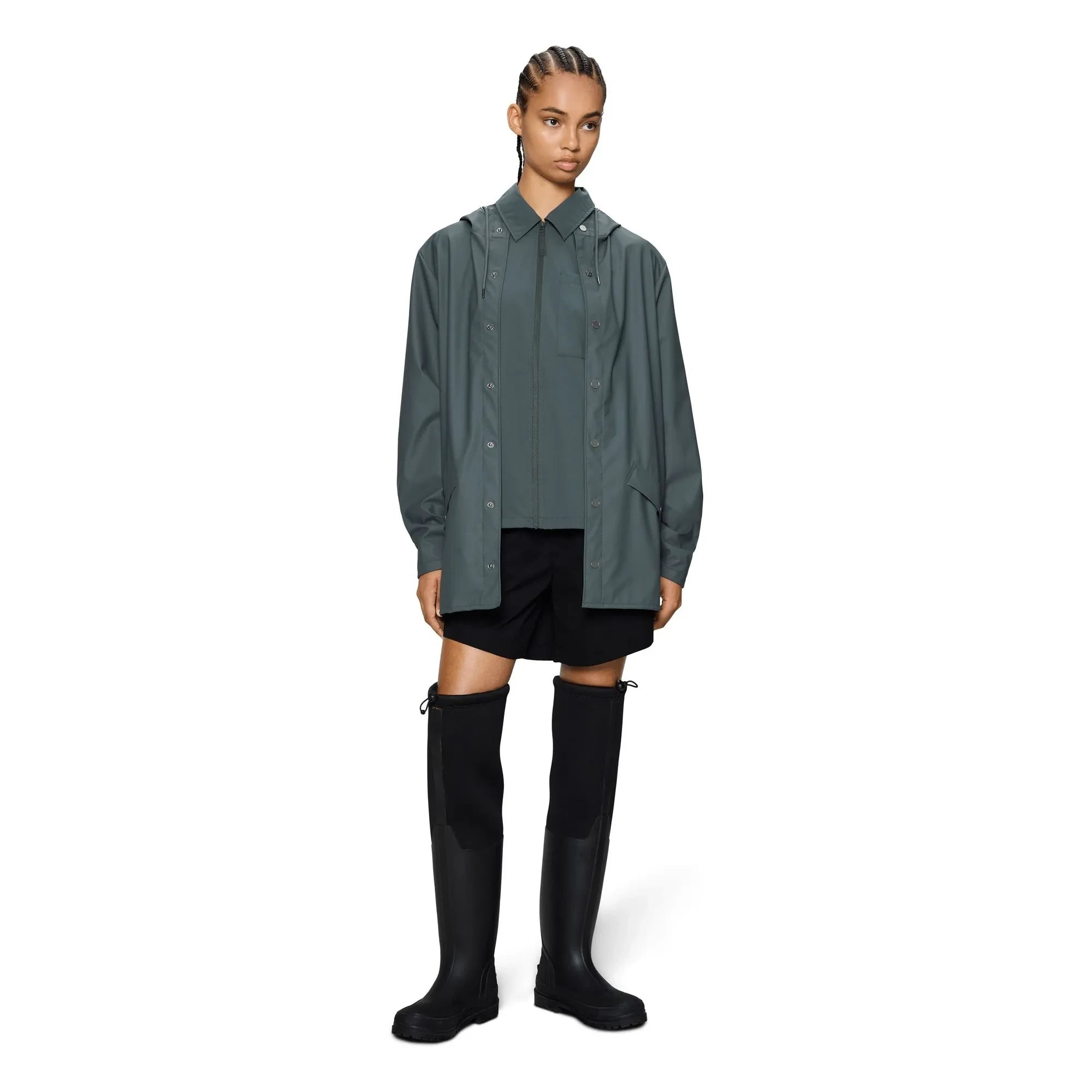 Chaqueta W3 Rains | Gris oscuro