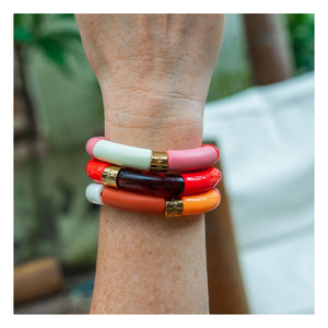 Parabaya - Pulsera Fogo 1 | Naranja sanguina