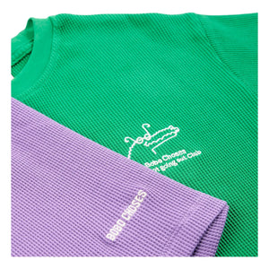 Bobo Choses - Conjunto de camiseta y pantalón corto de algodón orgánico con cocodrilo | Verde