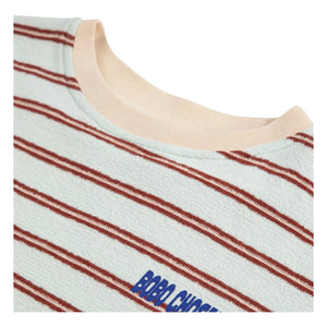 Bobo Choses - Bobo Choses Camiseta a Rayas | Azul claro