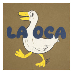 Bobo Choses - Camiseta Duck La OCA Algodón orgánico | Caqui