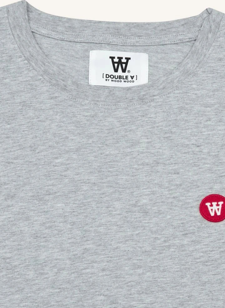 Wood Wood - Camiseta de Algodón Orgánico Ace - Colección Adultos | Gris