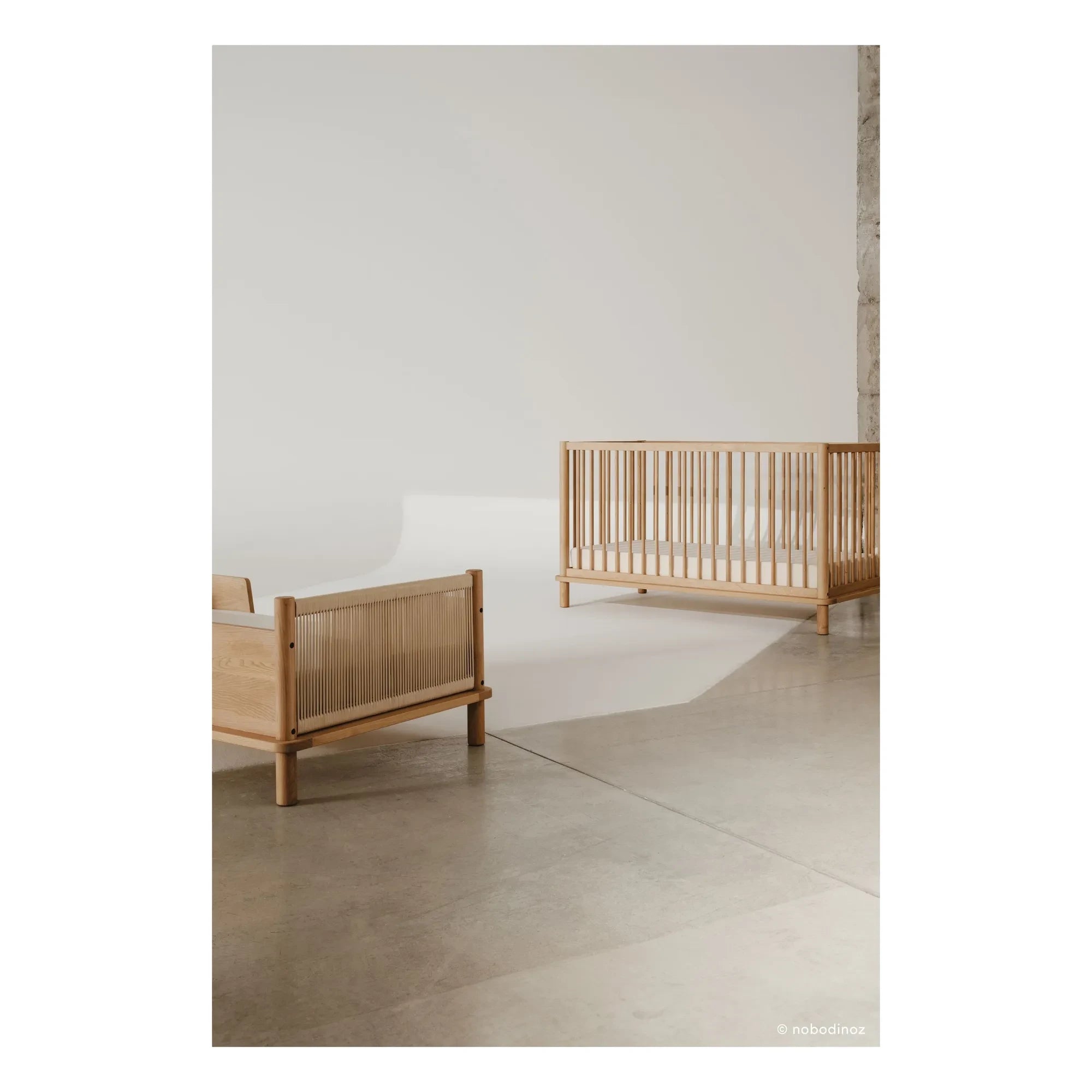Nobodinoz - Cuna Latitude 70x140 | Roble