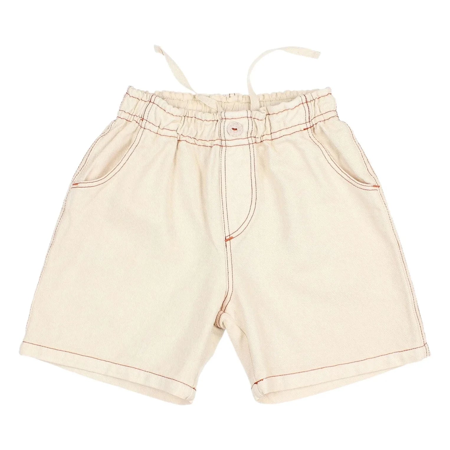 Búho - Pantalón corto bermuda vaquero Tencel | Crudo