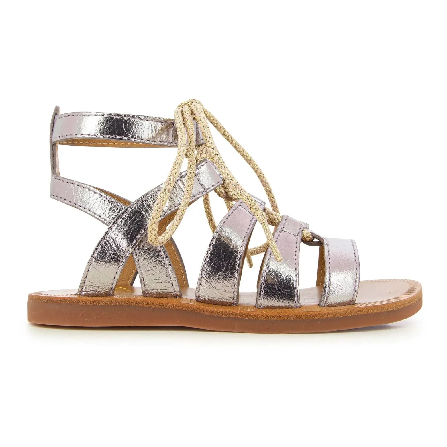 Pom d'Api - Plagette Guily Strap Sandaletler | Gümüş