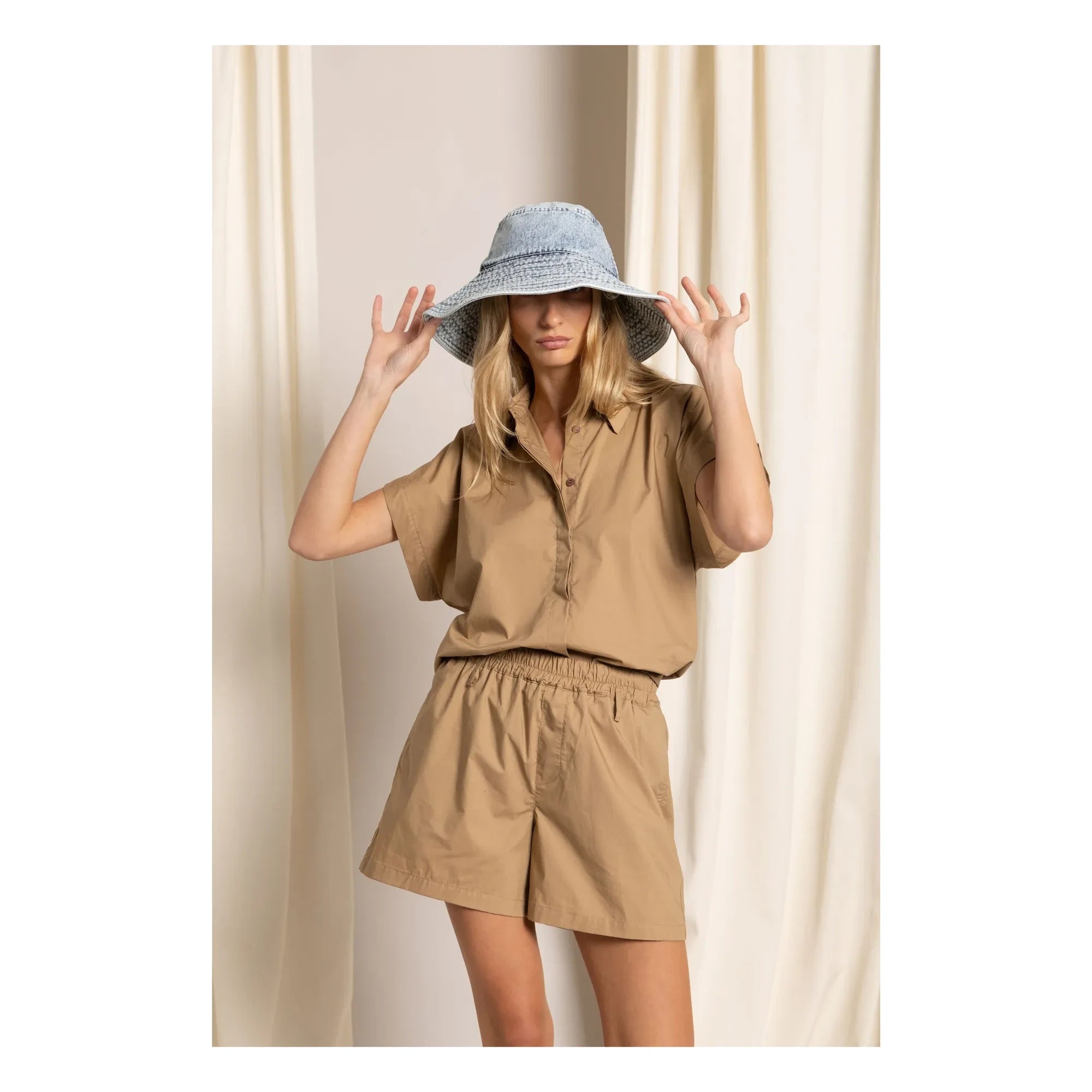 Smallable Mujer - Pantalones cortos Sora | Marrón glaseado