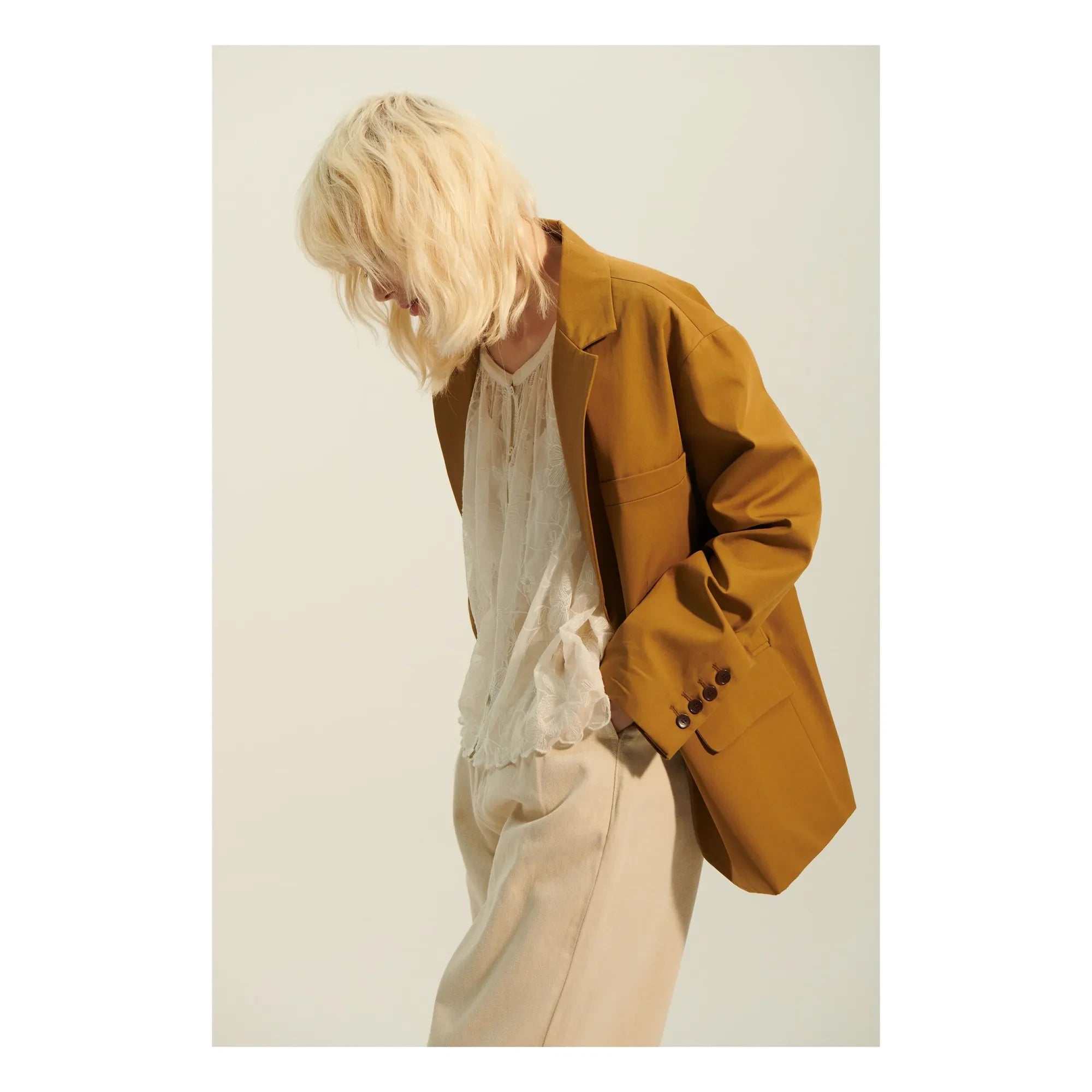 BELLEPIECE - Chaqueta de sastre Londres | Tabaco