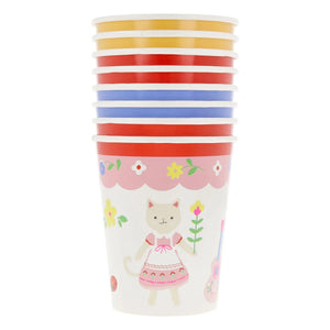 Meri Meri - Vasos Kitten Club - Set de 8