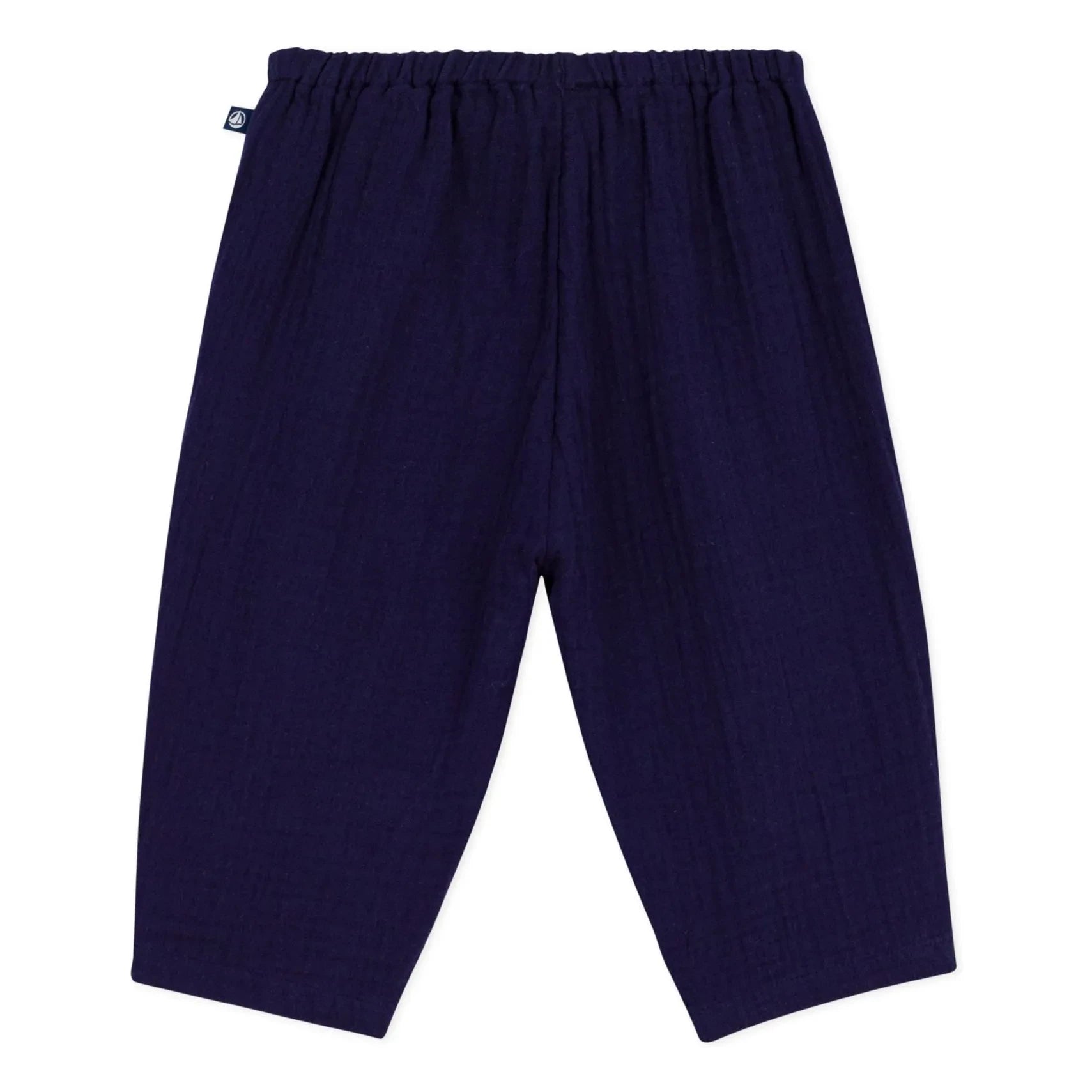 Petit Bateau - Pantalones de Gasa de Algodón Orgánico | Azul noche