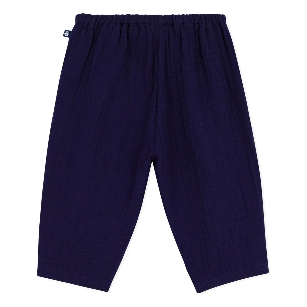 Petit Bateau - Pantalones de Gasa de Algodón Orgánico | Azul noche