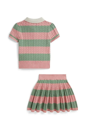 Polo Ralph Lauren vestido de punto de algodón