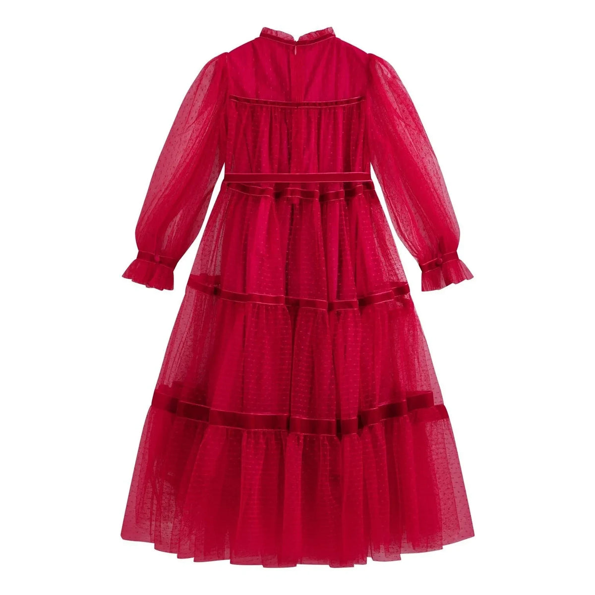 C'era Una Volta - Vestido de tul Valentina | Rojo