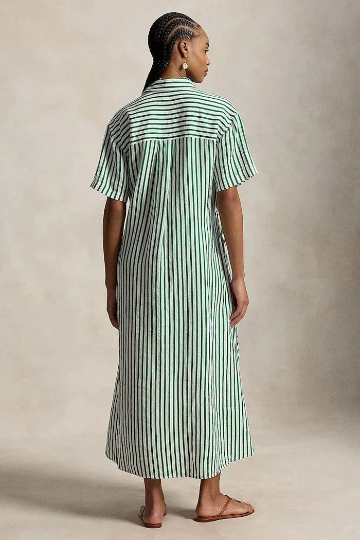 Vestido camisero de lino Polo Ralph Lauren