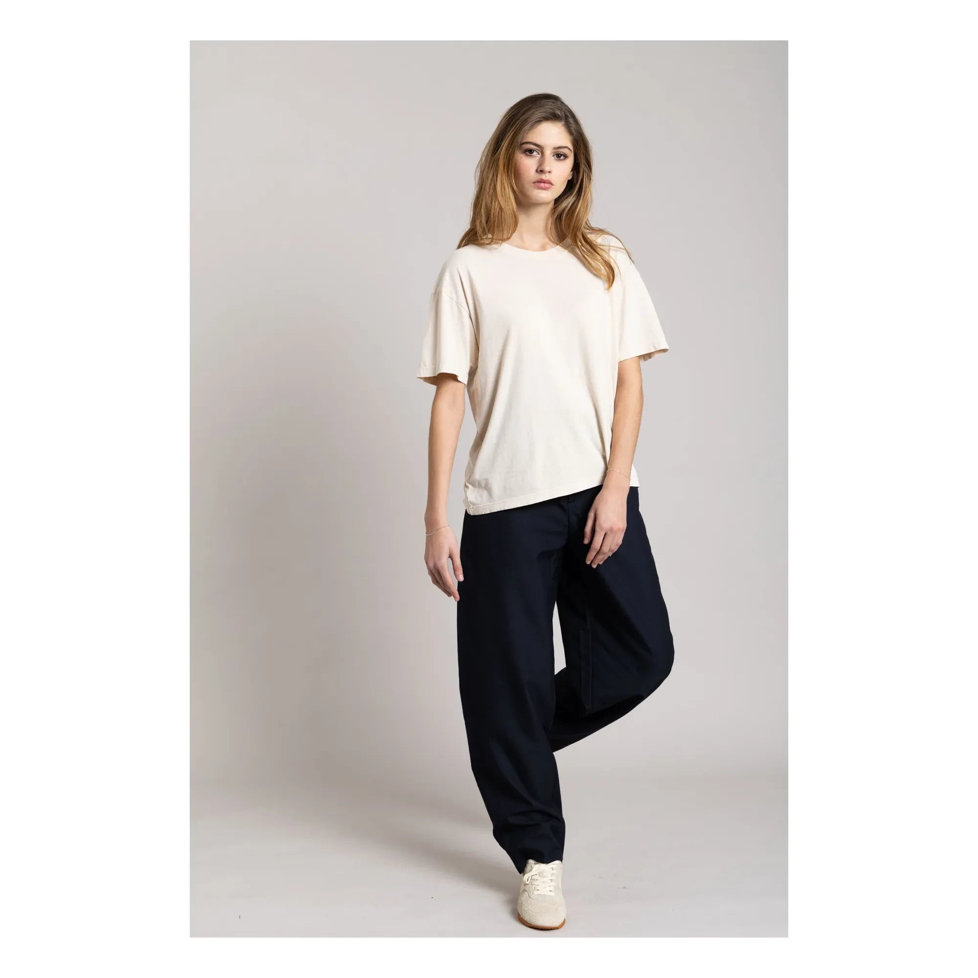 Smallable Woman - Camiseta de algodón orgánico Hana | Crema