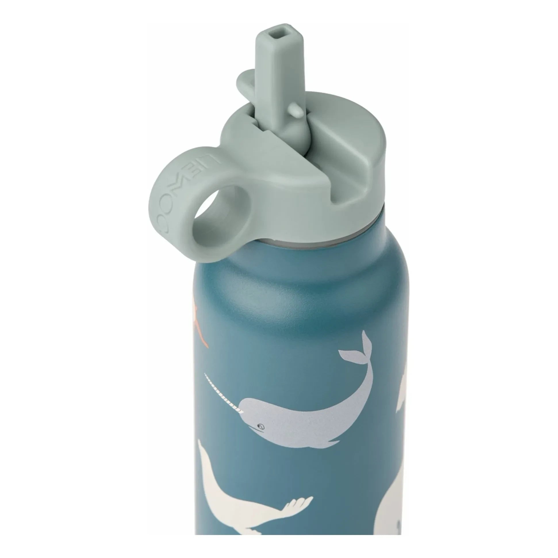 Liewood - Botella de agua de acero inoxidable Falk - 350 ml | Arctic Sea/Ocean View