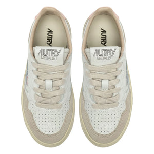 Autry - Zapatillas deportivas bajas de ante Medalist para niños | Rosa empolvado