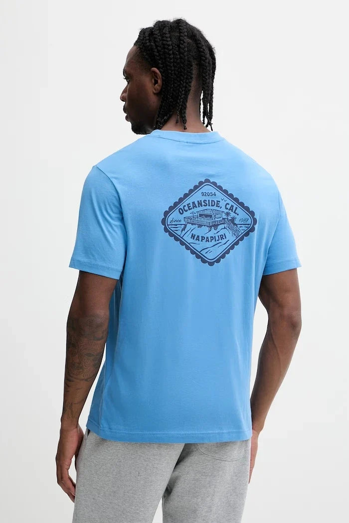 Camiseta de algodón Napapijri FLINT