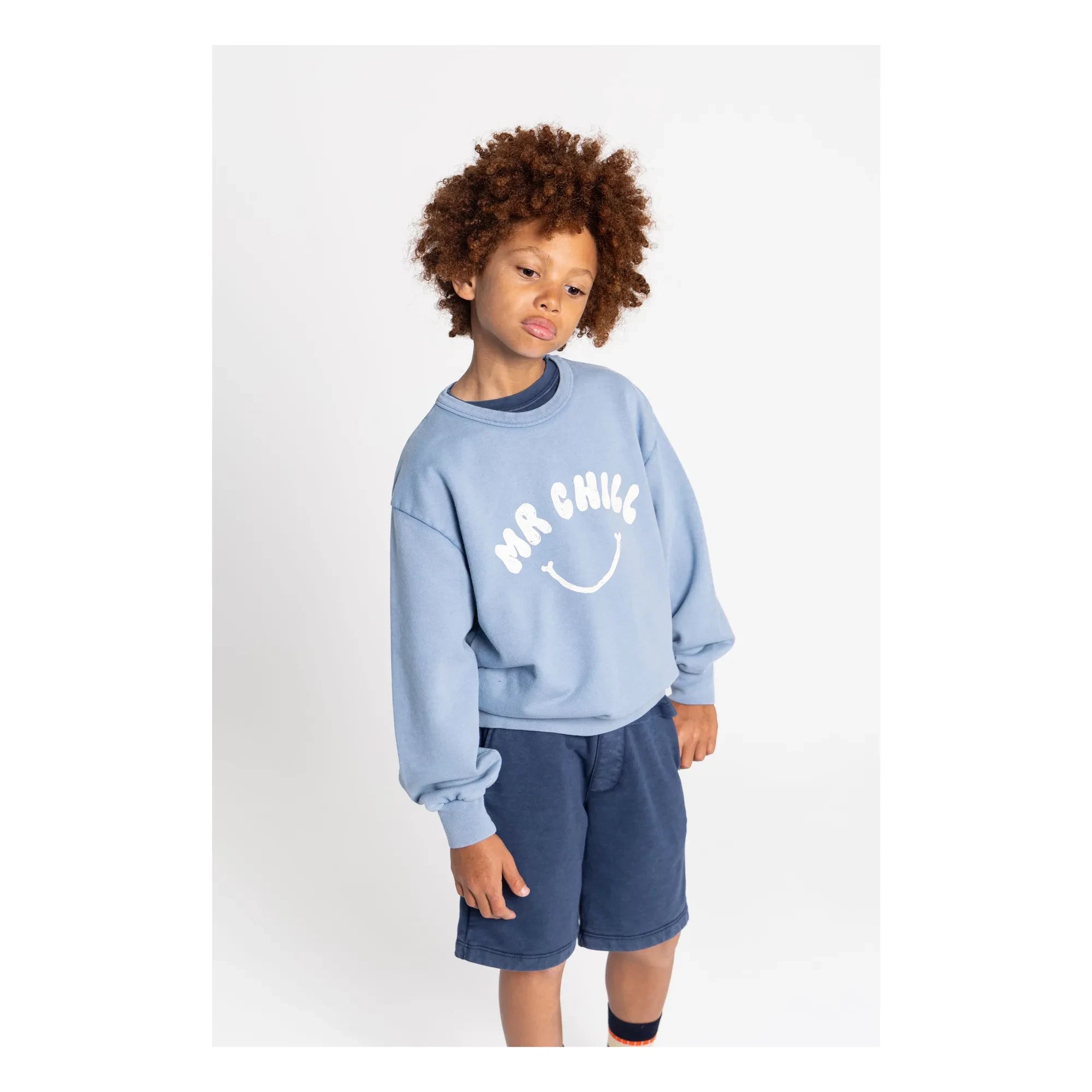 Smallable Kid - Pantalón corto Milo de algodón orgánico | Azul marino