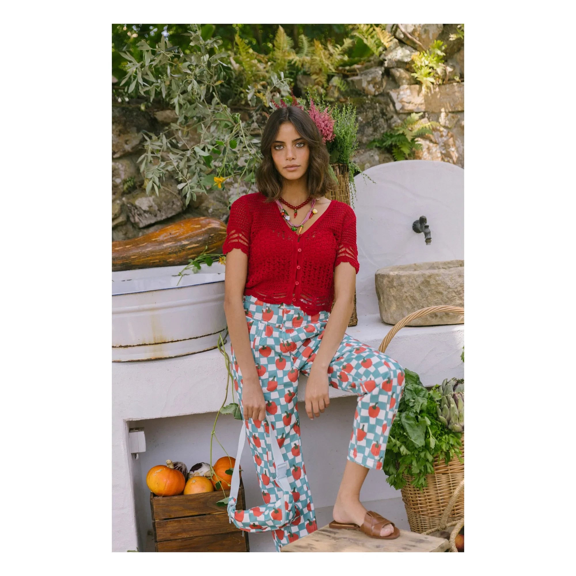 Favorite People - La Cantina Tomato Pantalón - Colección Mujer | Turquesa