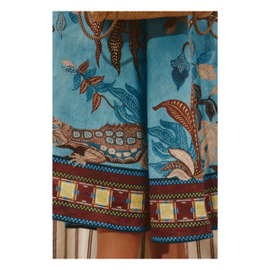Alémais - Vestido Georgie de lino | Azul