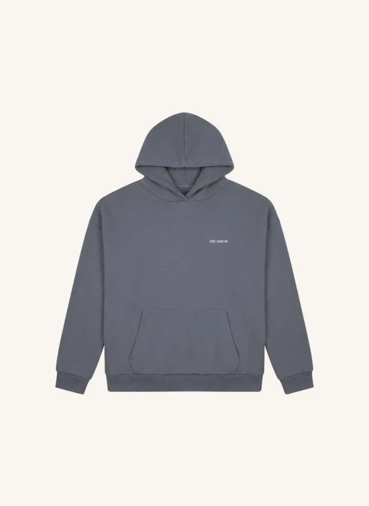 Cos I Said So - Same Kid Sudadera con capucha de algodón orgánico | Gris