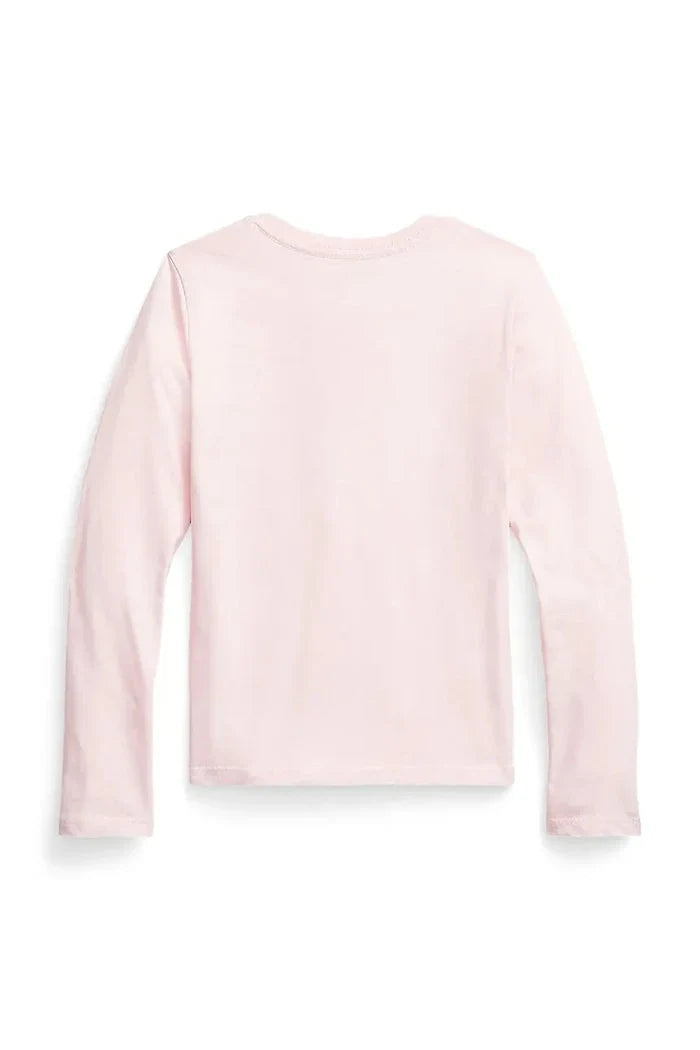 Blusa de manga larga de algodón para niños Polo Ralph Lauren