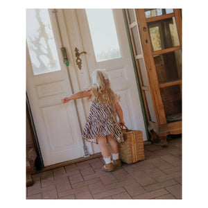Fliink - Vestido Duna Zebra | Negro