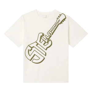 Stella McCartney Niños - Camiseta Stella Guitarra Algodón orgánico | Marfil