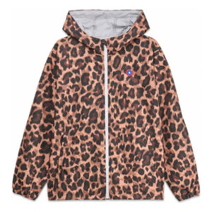 Flotte - Cortavientos impermeable Bastille Leopard de fibras recicladas | Marrón