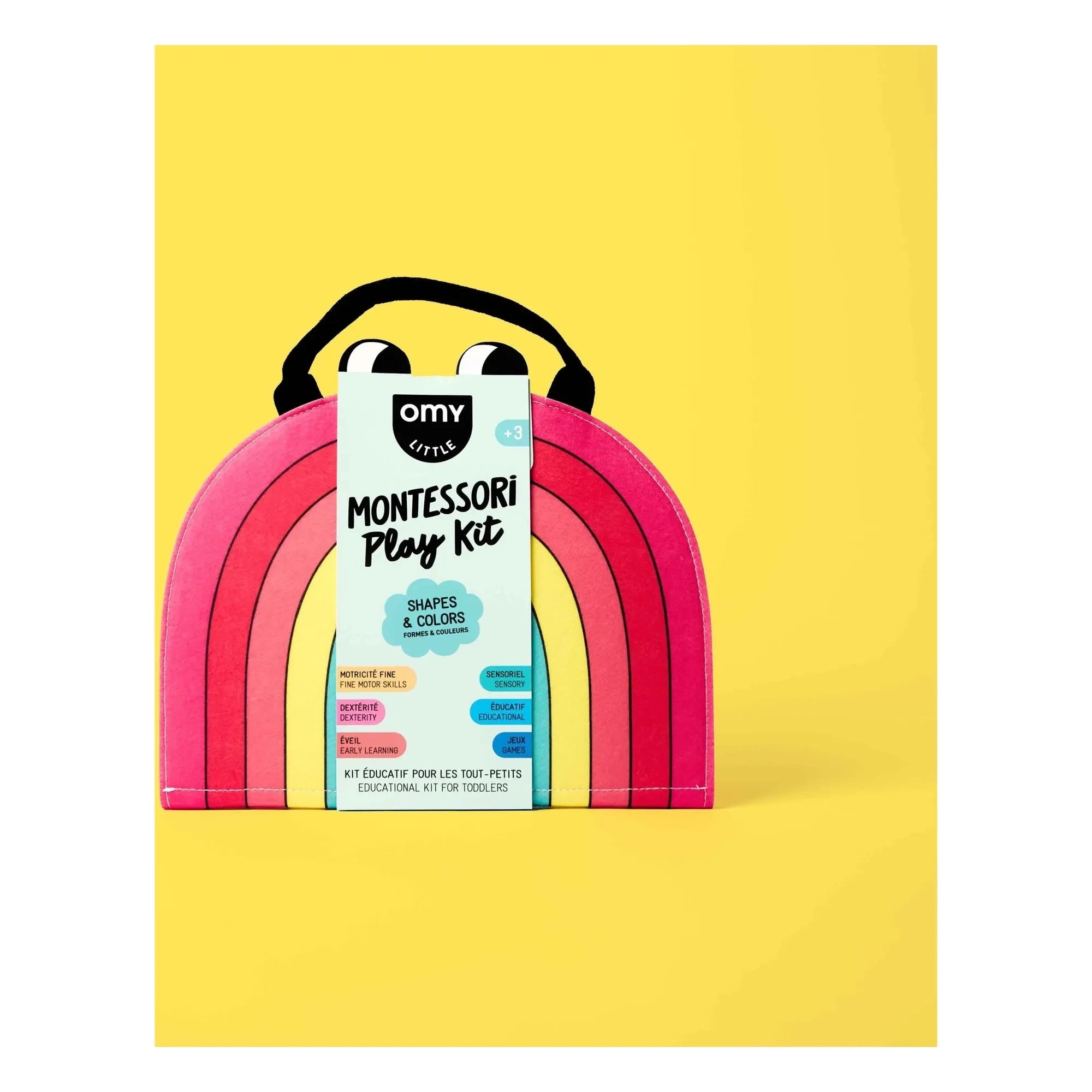 Omy - Set de actividades de formas y colores Montessori