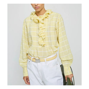 Laurence Bras - Blusa de algodón Phibi | Amarillo