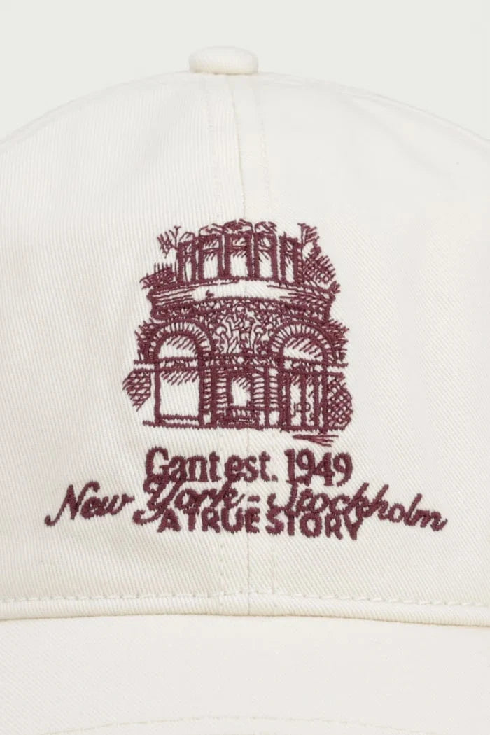 Gorra Gant de algodón con visera