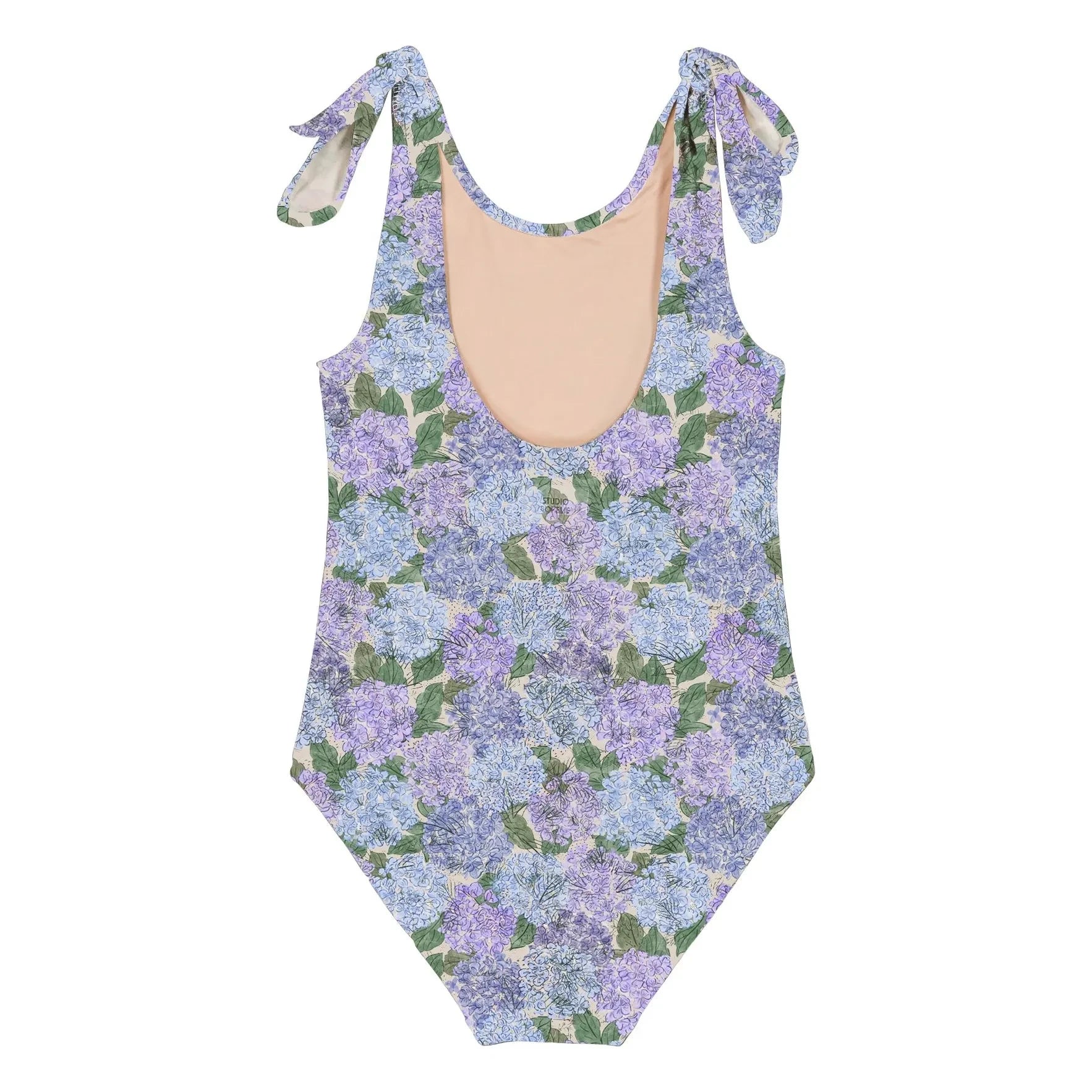 Studio Bohème - Roberta Fleurs Bañador de Algodón Orgánico | Lila
