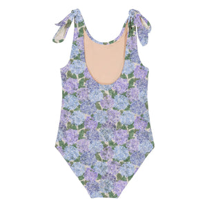 Studio Bohème - Roberta Fleurs Bañador de Algodón Orgánico | Lila