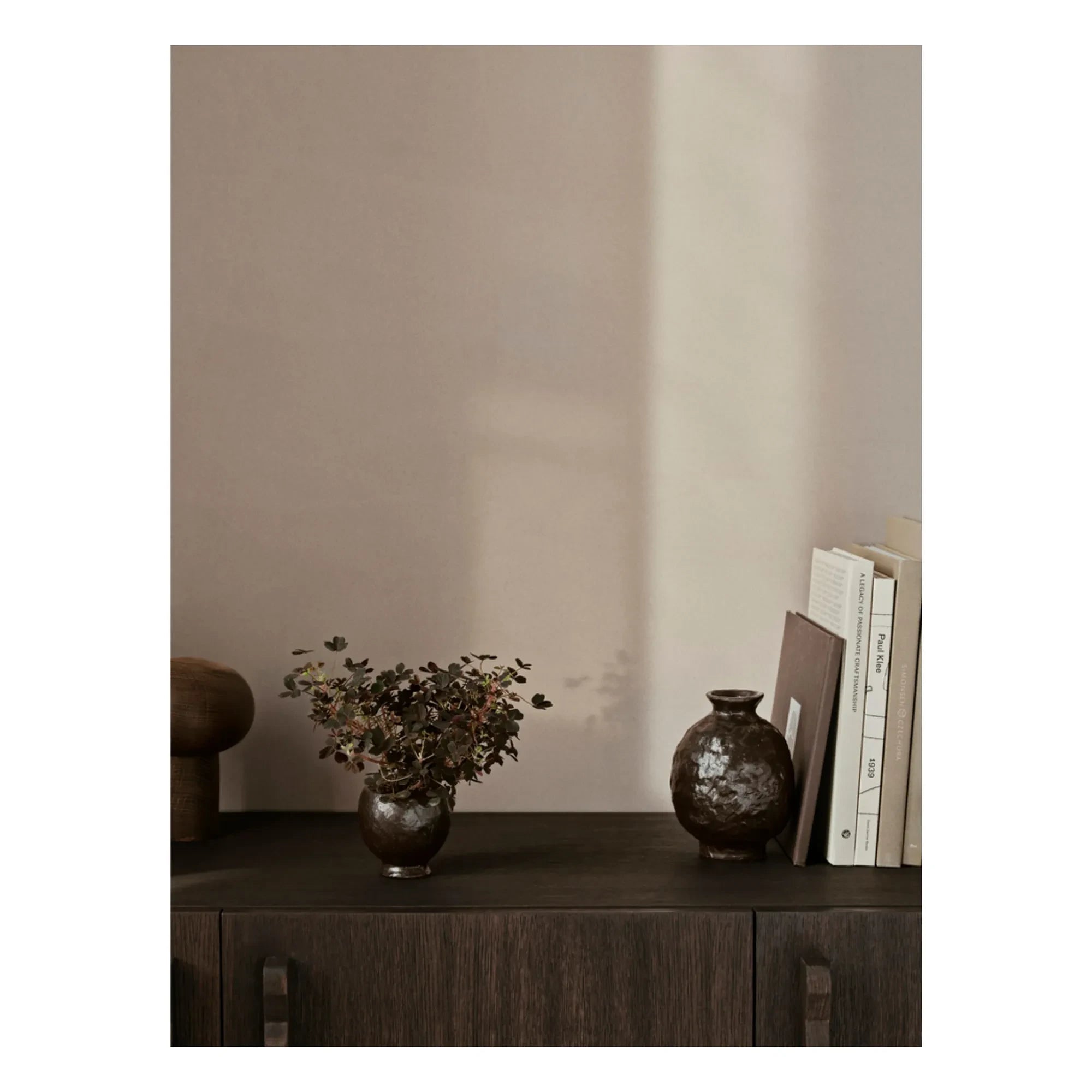 Ferm Living - Jarrón Doro de terracota | Marrón