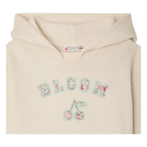 Bonpoint - Sudadera con capucha de algodón orgánico Carmine | Chalk
