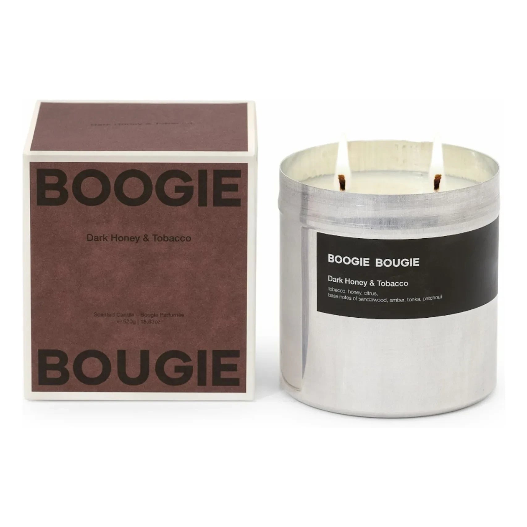 Boogie Bougie - Vela de Miel Oscura y Tabaco