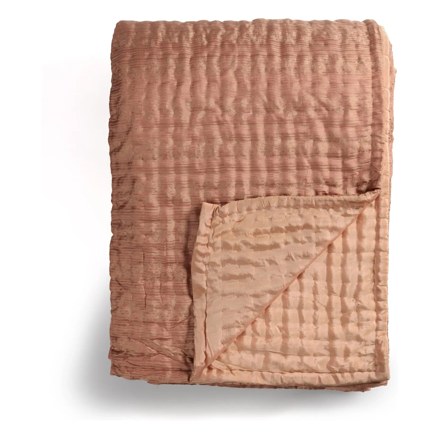 Le Monde Sauvage - Colcha Ritournelle de seda | Blush