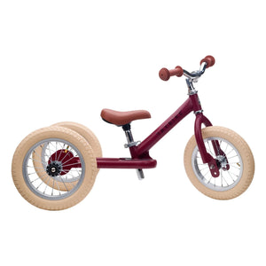 Trybike - Bicicleta de equilibrio - Triciclo | Rojo