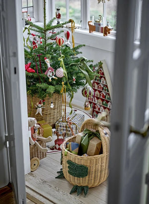 Bloomingville - Adorno de Navidad Peo | Blanco