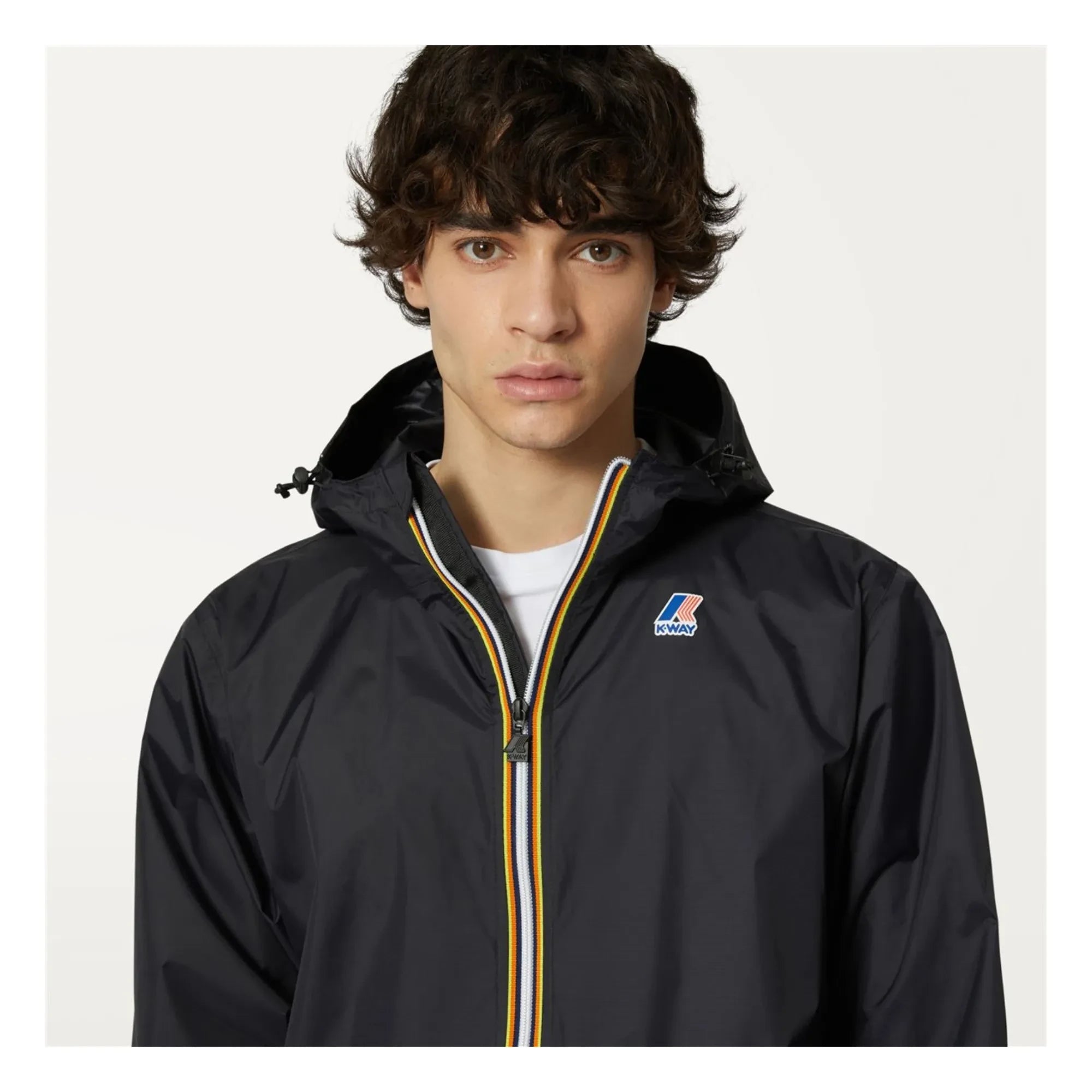K-way - Le Vrai Effeil Cortavientos Impermeable - Colección Adulto | Negro