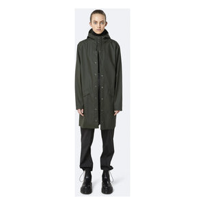 Rains - Abrigo Largo Impermeable Encerado Unisex | Verde