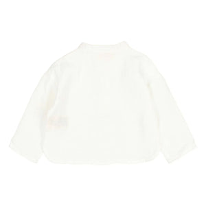 Búho - Kurta de lino Bebek | Blanco