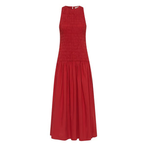 Faithfull the Brand - Vestido de Algodón Sanchia | Rojo