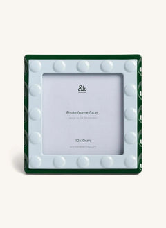 &Klevering - Facet Poliresin Fotoğraf Çerçevesi | Yeşil