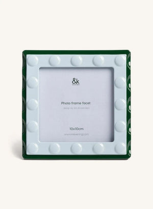 &Klevering - Facet Poliresin Fotoğraf Çerçevesi | Yeşil