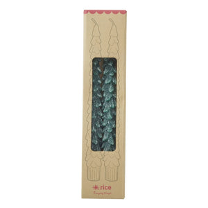 Rice - Velas LED Abeto - Set de 2 | Verde oscuro