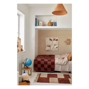 Ferm Living Kids - Almacenamiento de pared de algodón | Blanco