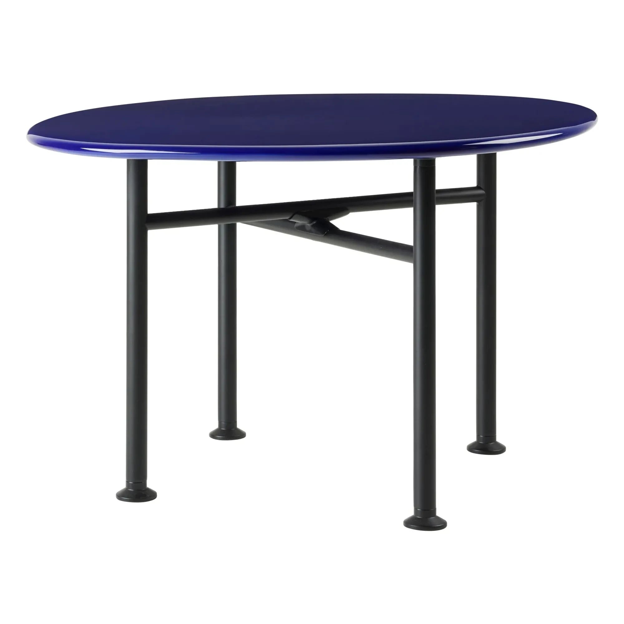 Gubi - Mesa auxiliar de cerámica Carmel, OEO Studio | Azul
