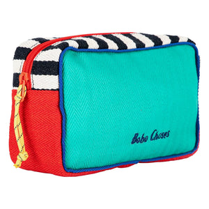 Bobo Choses - Bolso de mano de algodón con bloques de color | Verde